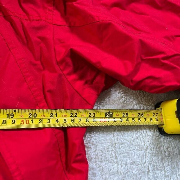 Vintage Marlboro Country Store Down Puffer Jacket Adult XL Red Hooded Parka - Picture 6 of 6